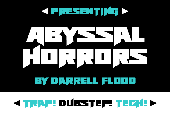 Abyssal Horrors Font Review: A Display Typeface for Bold Editorial Statements