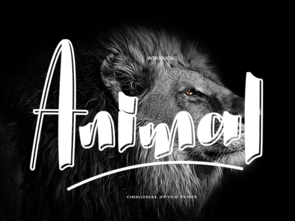 Animal Font: A Bold Display Typeface for Editorial Design