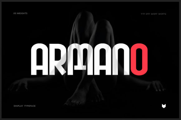 Armano Font: Bold and Modern Display Type for Designers