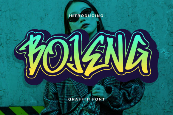 Bojeng Font: Modern Display Typeface for Urban Digital Designs