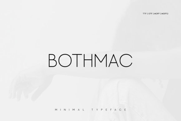 Bothmac Display Font Review & Free Download