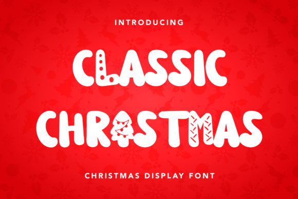 Classic Christmas Font Review: A Festive Display Typeface for Holiday Branding