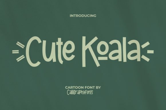Cute Koala Font Adds Charm to Creative Makers’ Projects