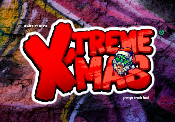 Extreme Xmas Font for Editorial Design and Creative Projects