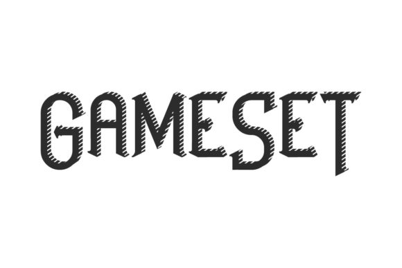 GameSet Font: A Display Typeface for Editorial Excellence