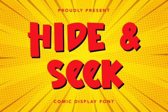 Hide and Seek Font for Playful Web Typography