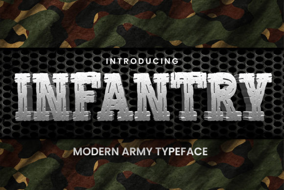 Infantry Font: A Bold Display Typeface for Memorable Branding
