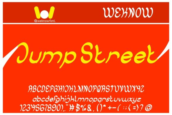 Jump Street Font: A Casual Display Typeface for Creative Publishing