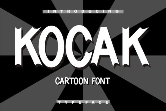 Kocak Display Font for Creative Craft Projects
