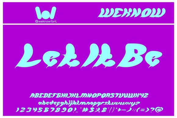 Let It Be: A Display Font for Creative Campaigns