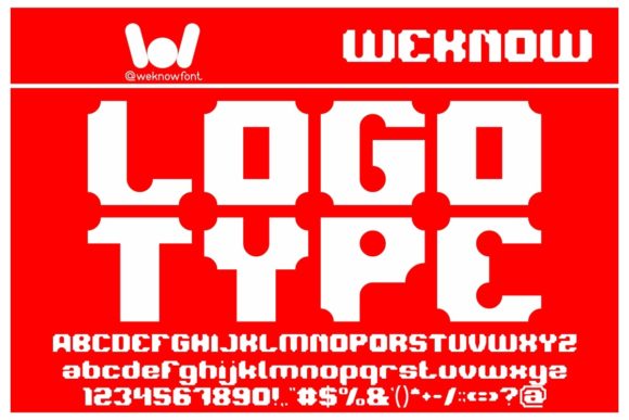 Logotype Font: A Bold Display Typeface for Memorable Branding