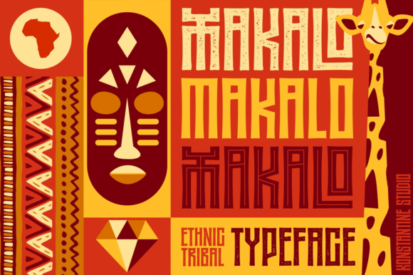 Makalo: A Vintage Display Font for Bold Typography