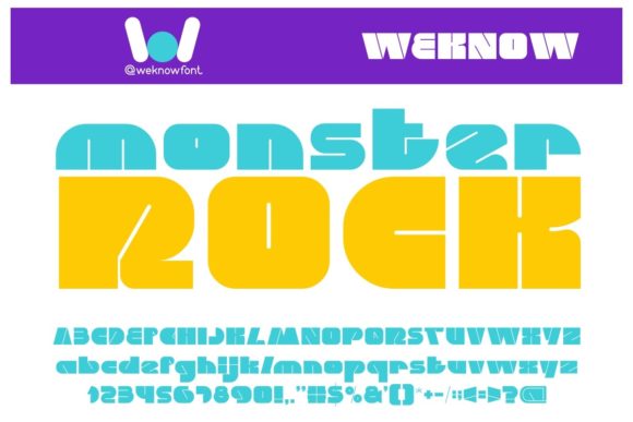 Monster Rock Font for High-Impact Editorial Design