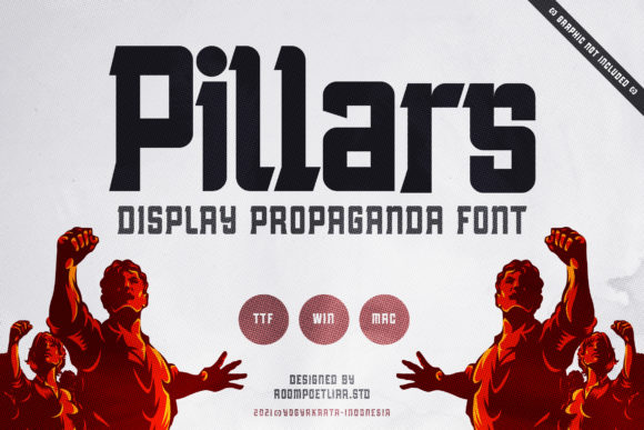 Pillars Font Review: Bold and Cool for Creative Branding