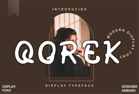 Qorek Font: A Modern Display Typeface for Creative Branding