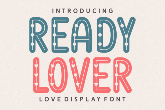 Ready Lover Font for Creative Branding Projects