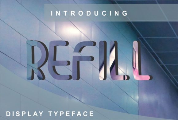 Refill Font: A Display Typeface That Elevates Brand Visuals