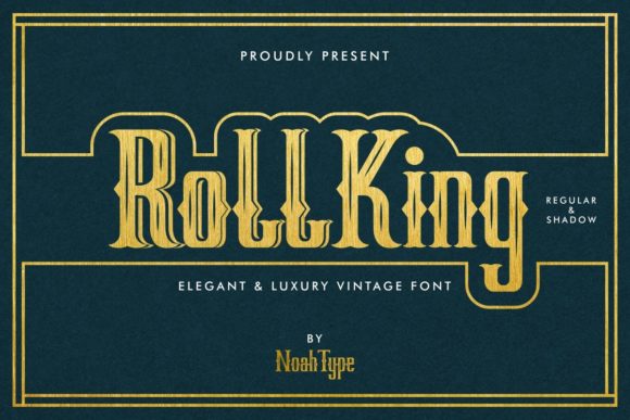 RollKing Font for Creative Creations
