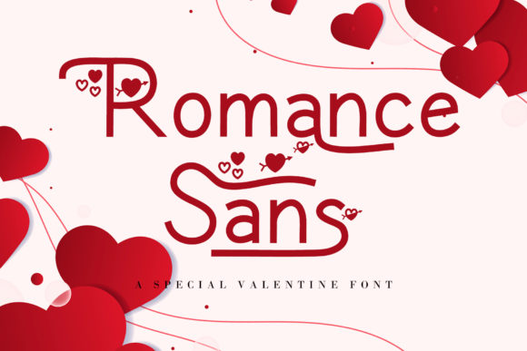 Romance Sans: A Modern Display Font for Romantic Branding