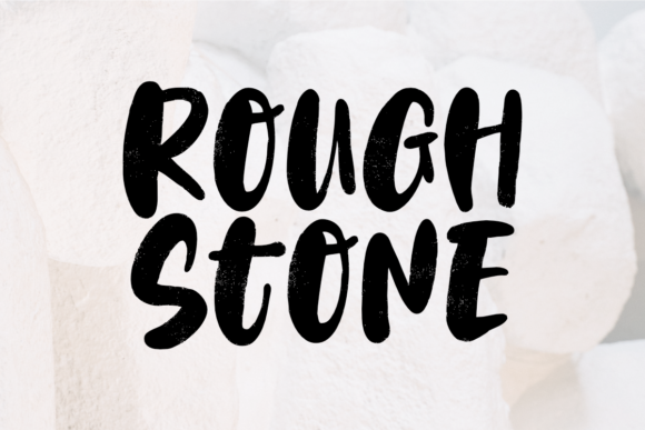 Rough Stone Display Font Review for Branding Projects