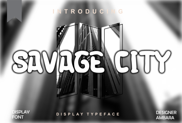 Savage City Font: Bold Typography for Editorial Impact