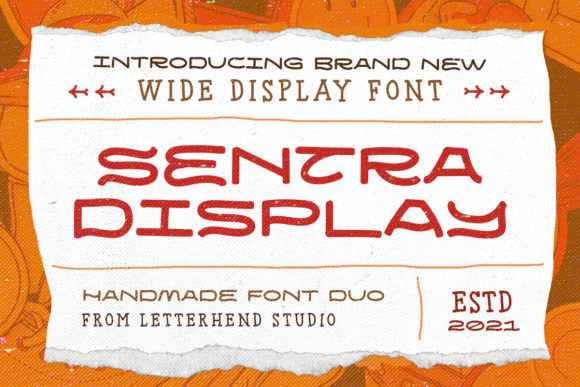 Sentra Display Font Adds Whimsy to Branding Projects