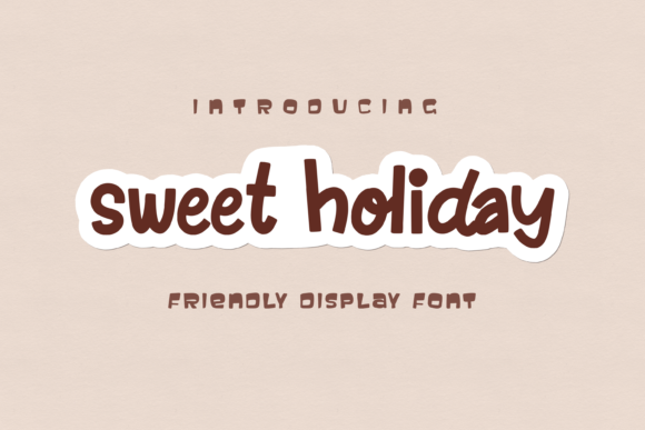 Sweet Hoilday: A Jolly Display Font for Every Occasion