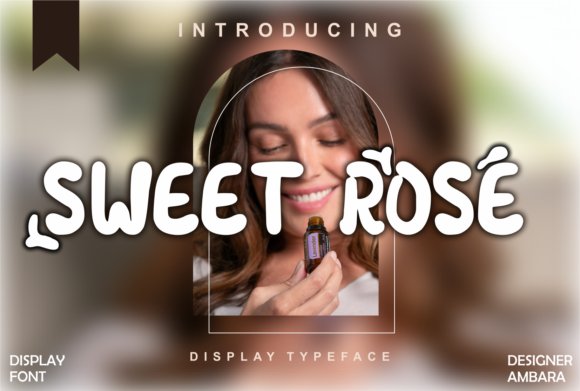 Sweet Rose Display Font for Editorial Design