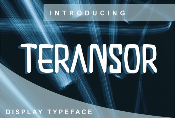 Teransor Font: A Display Typeface for Creative Makers