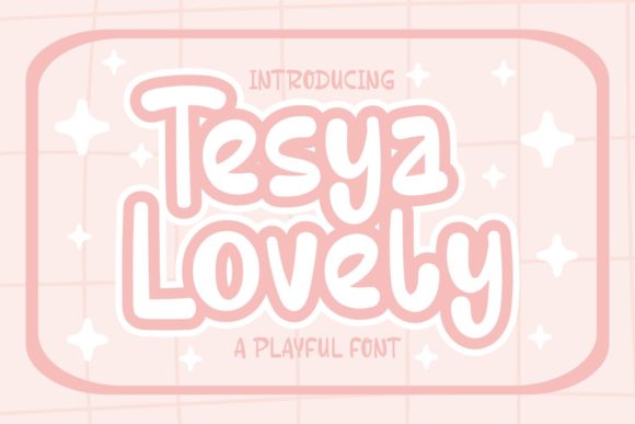 Tesya Lovely Display Font for Playful Brand Campaigns
