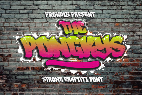 The Ponkys Display Font for Bold Web Design and Branding