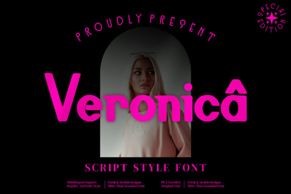 Veronica: A Premium Display Font for Editorial Excellence