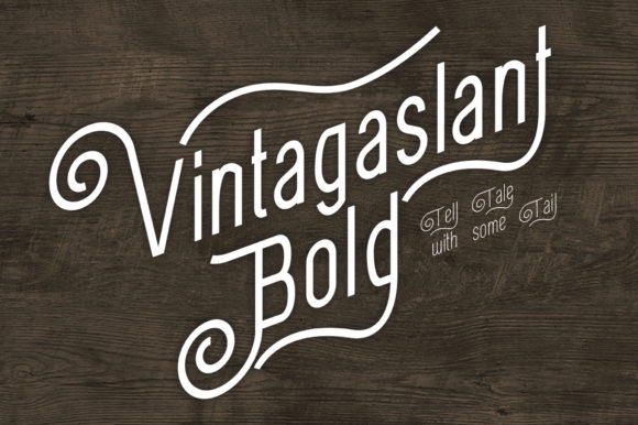 VintagaSlant Bold: A Retro-Styled Display Font for Editorial Elegance