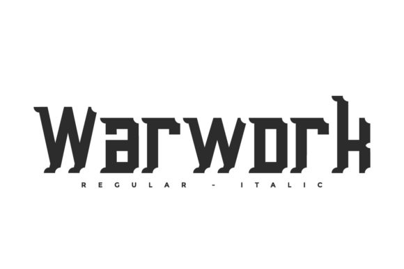 Warwork Font for Bold Web Design and Brand Impact