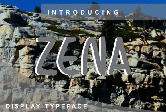 Zena Display Font for Marketers Who Want to Stand Out